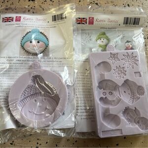Karen Davies Snowman Silicone Mold